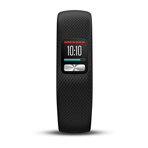 4 activity tracker with 1+ year battery life and color Black. 010-01847-00, 0.61 inches