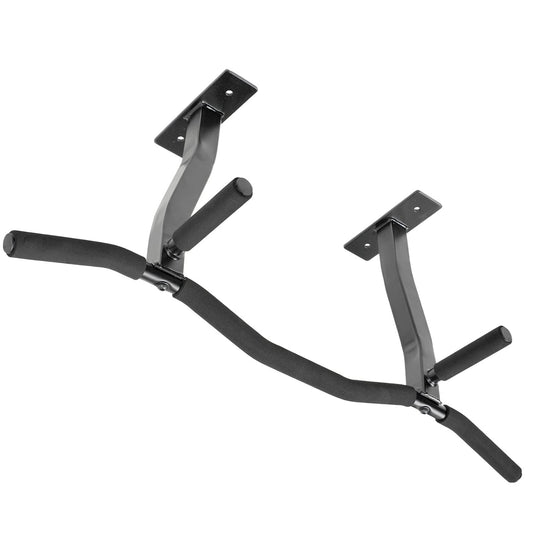 Ceiling Mount Pull Up Bar with Reversible Risers for 16 and 24 Inch Joists with Optimum