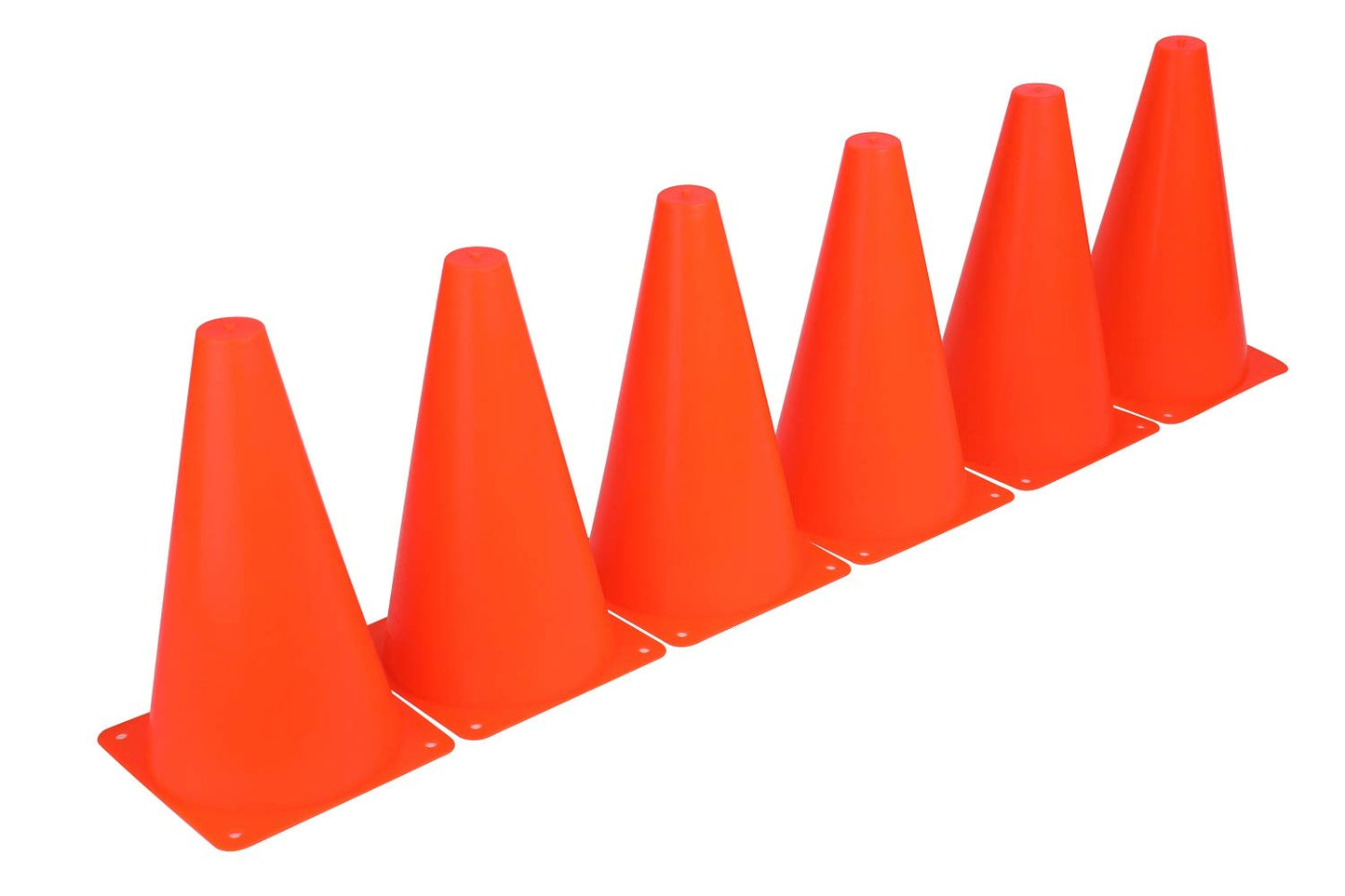 9 Inch Plastic Training Traffic Cones, Sport Cones, Agility Field Marker Cones