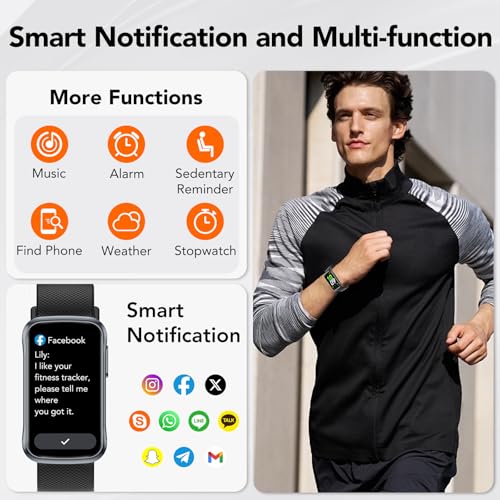 Health Fitness Tracker IP68 Waterproof Activity Trackers and Smartwatches