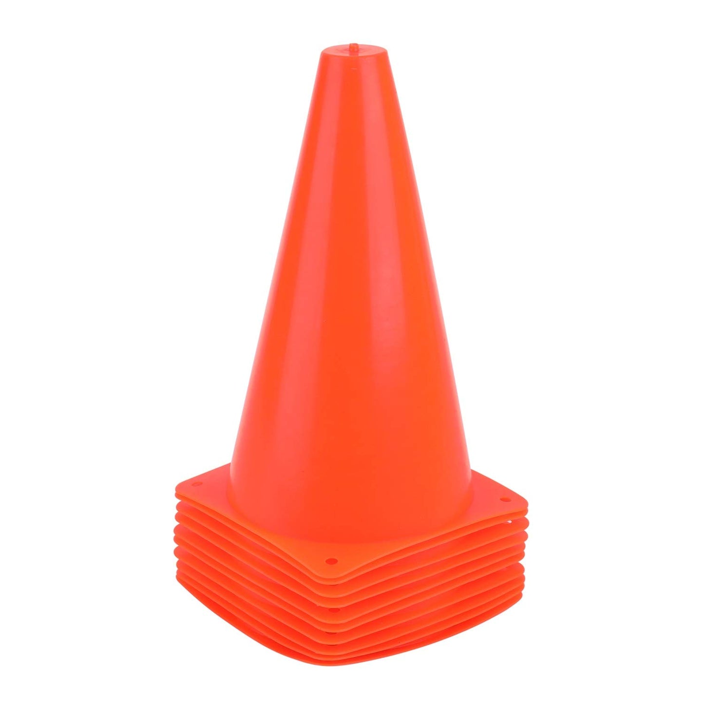 9 Inch Plastic Training Traffic Cones, Sport Cones, Agility Field Marker Cones