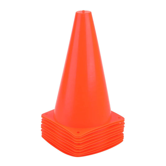 9 Inch Plastic Training Traffic Cones, Sport Cones, Agility Field Marker Cones