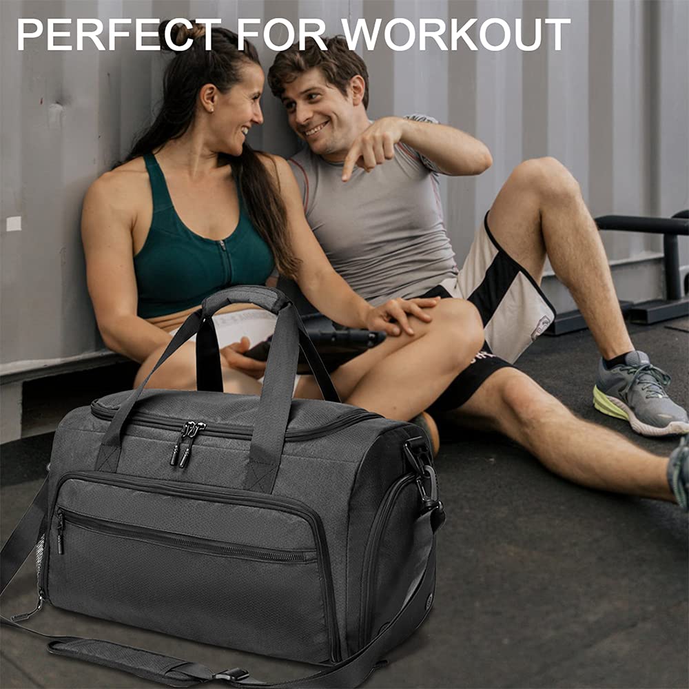 Gym Bag for Men Women, Small Fitness Workout Sports Duffle Bag