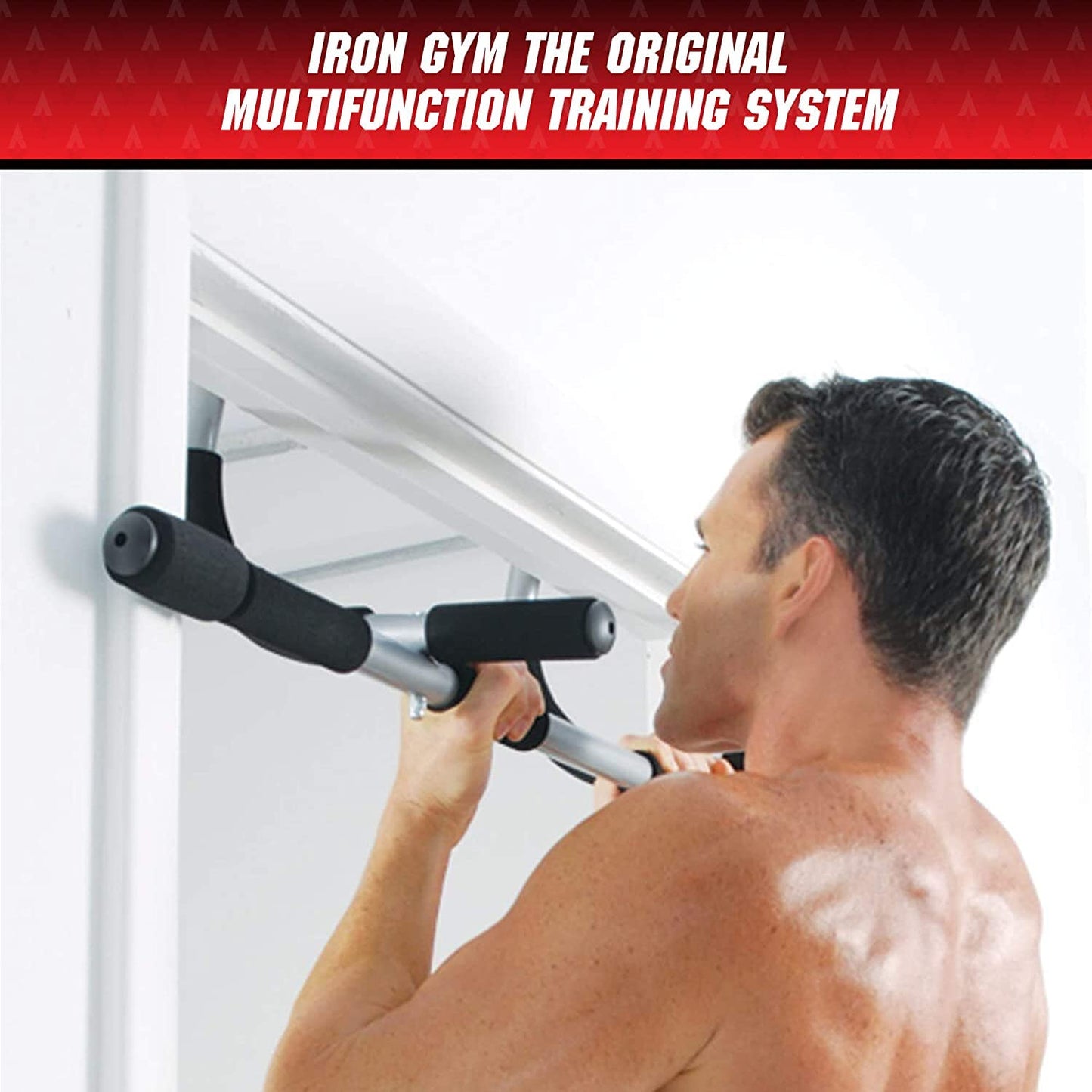 Total Upper Body Workout Bar for Doorway, Adjustable Width Locking