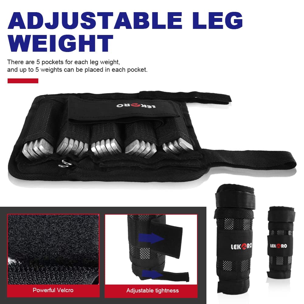 Weighted Vest Set with Arm Weights and Leg Weights, Weight Training Workout Set