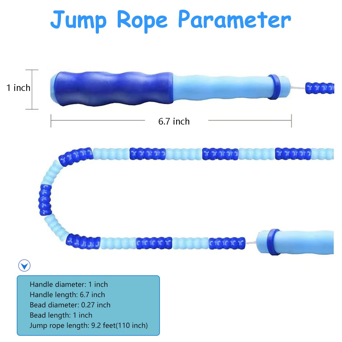 2 Pack Jump Rope for Kids Girls and Boys Adjustable Skipping Rope