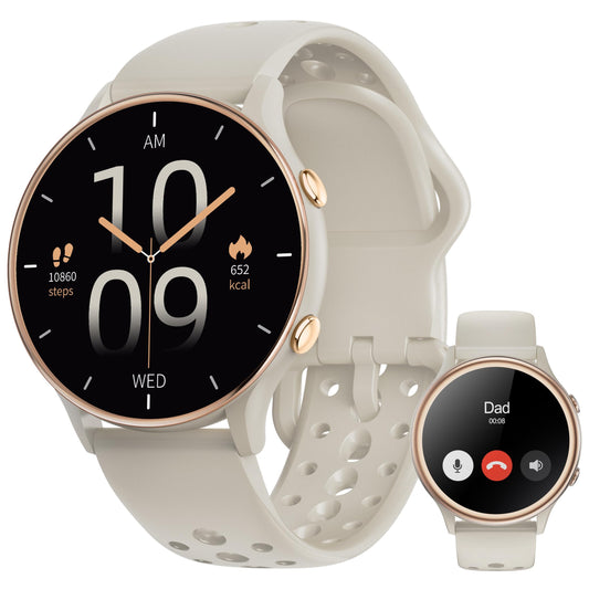 Smart Watches for Women, Fitness Tracker with Heart Rate & SpO2 Monitor