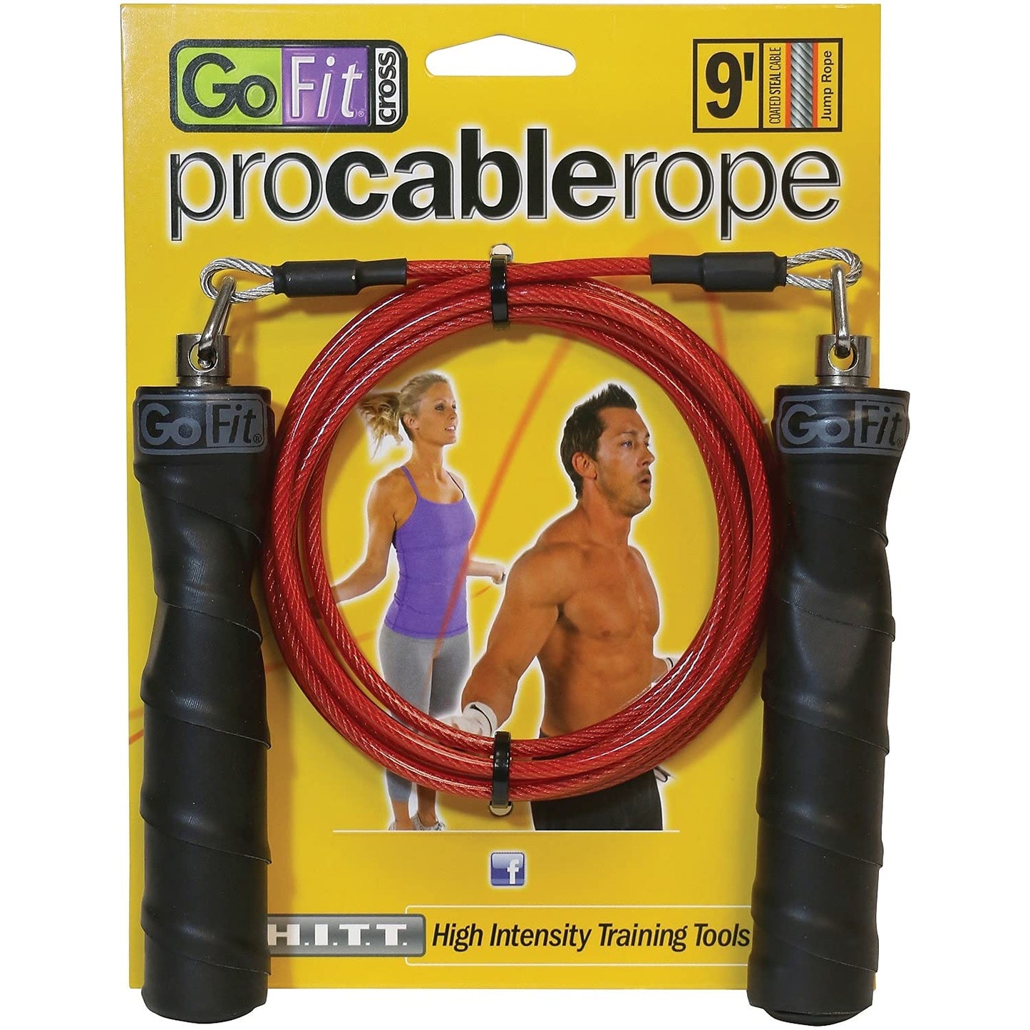 Pro Cable Jump Rope - 9 Foot HIIT Rope