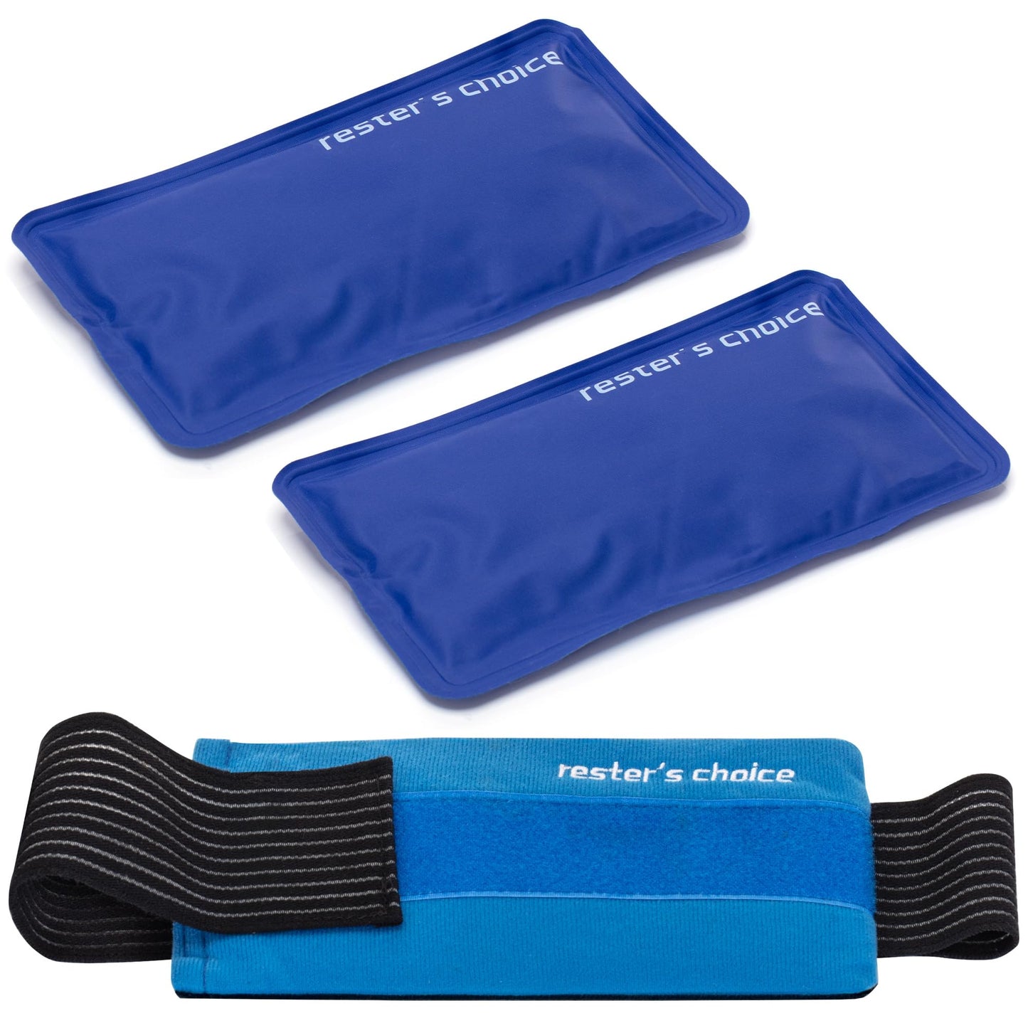 2 Soft Gel Ice Packs for Injuries Reusable with Extra Comfy