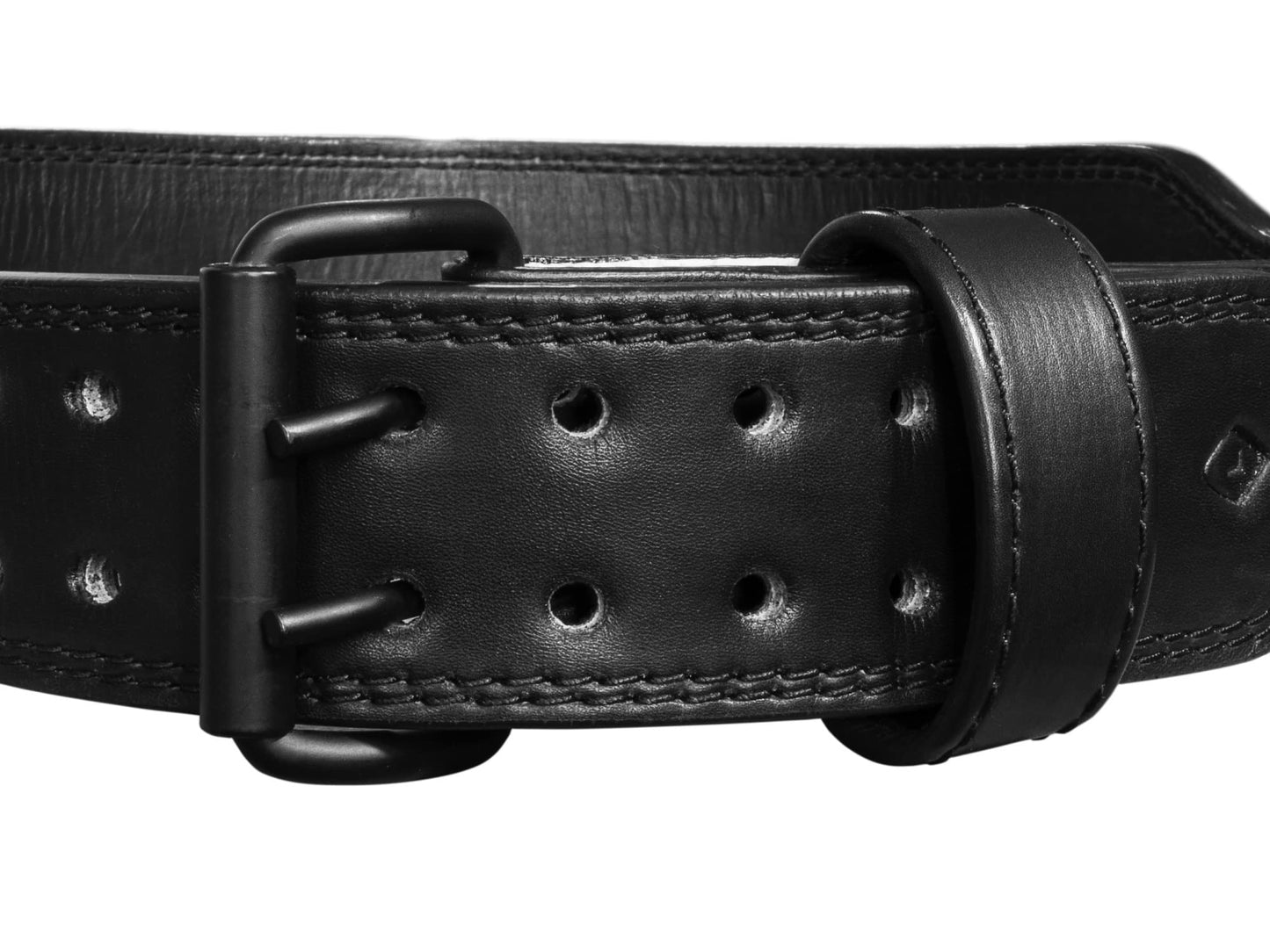 Gymreapers Leather Weightlifting Belt for Bodybuilding, Squatting