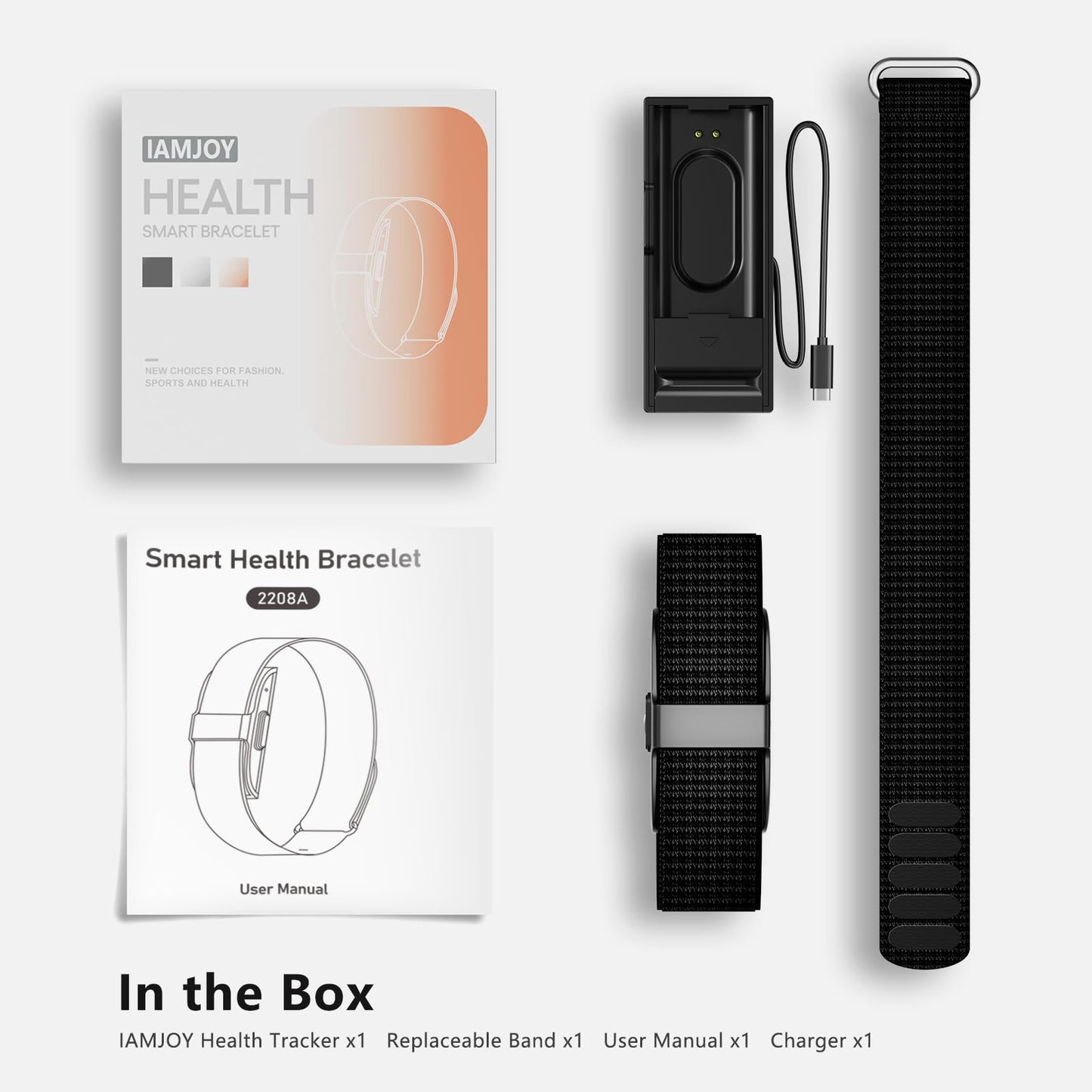 Smart Health Wristband, Wearable Activity & Fitness Tracker for Multi-Sport Mode