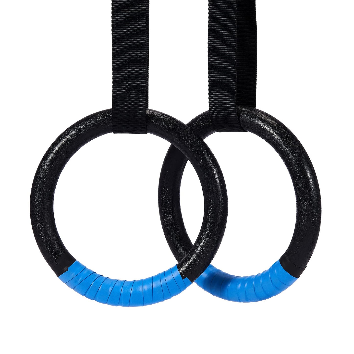 Gymnastic Rings, Exercise Olympic Rings with Adjustable Straps, Steel Buckles