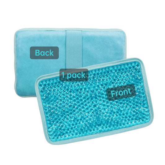 Gel Beads Ice Pack Ice Bag with Strap-1 Pack Reusable Hot & Cold Pack Compress