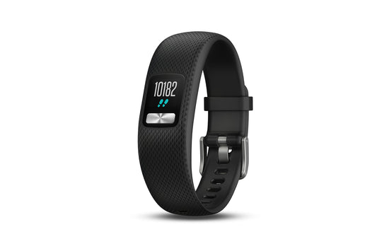 4 activity tracker with 1+ year battery life and color Black. 010-01847-00, 0.61 inches