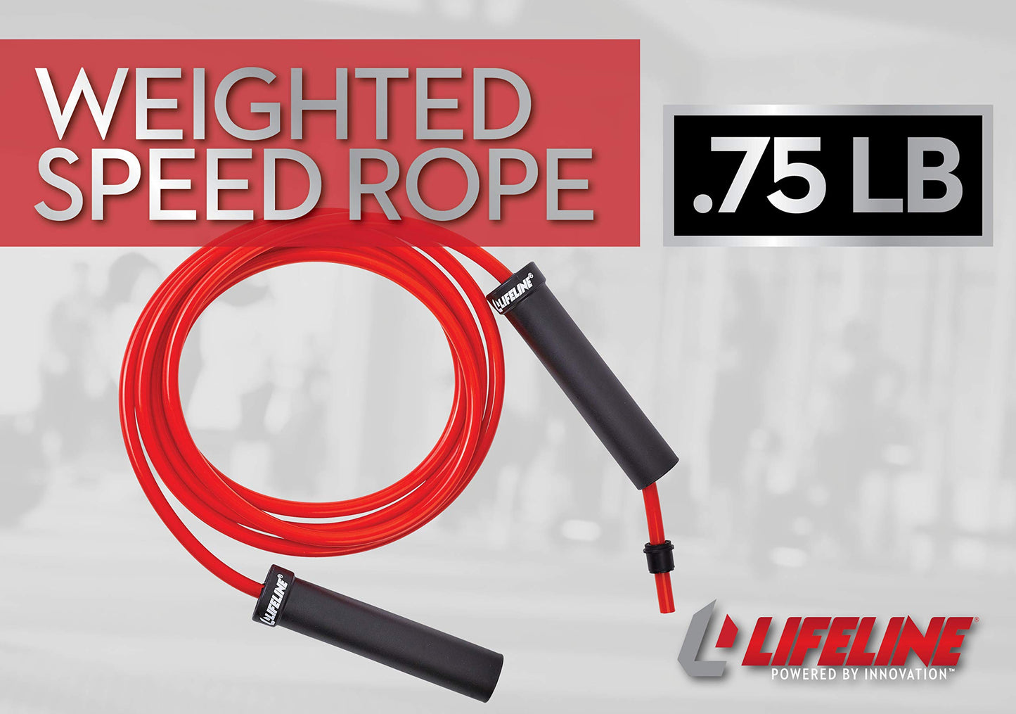 Weighted Speed Rope - Jump Rope for Home Gym - Tone Muscles and Burn