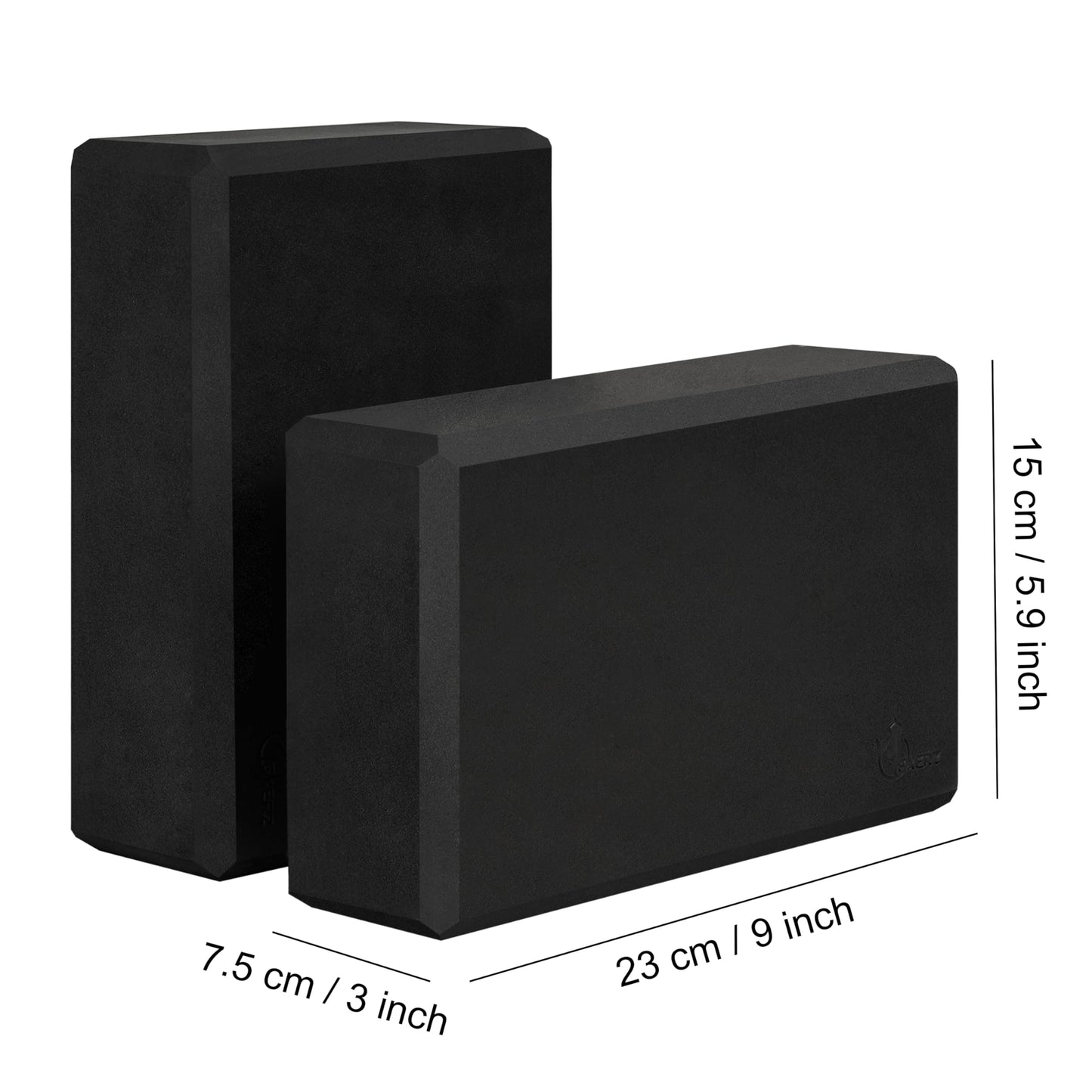 Yoga Blocks 2 pack, Gym Blocks, Exercise Workout Fitness Bricks