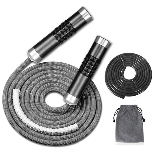 Weighted Jump Rope for Workout Fitness(1LB), Tangle-Free Ball Bearing