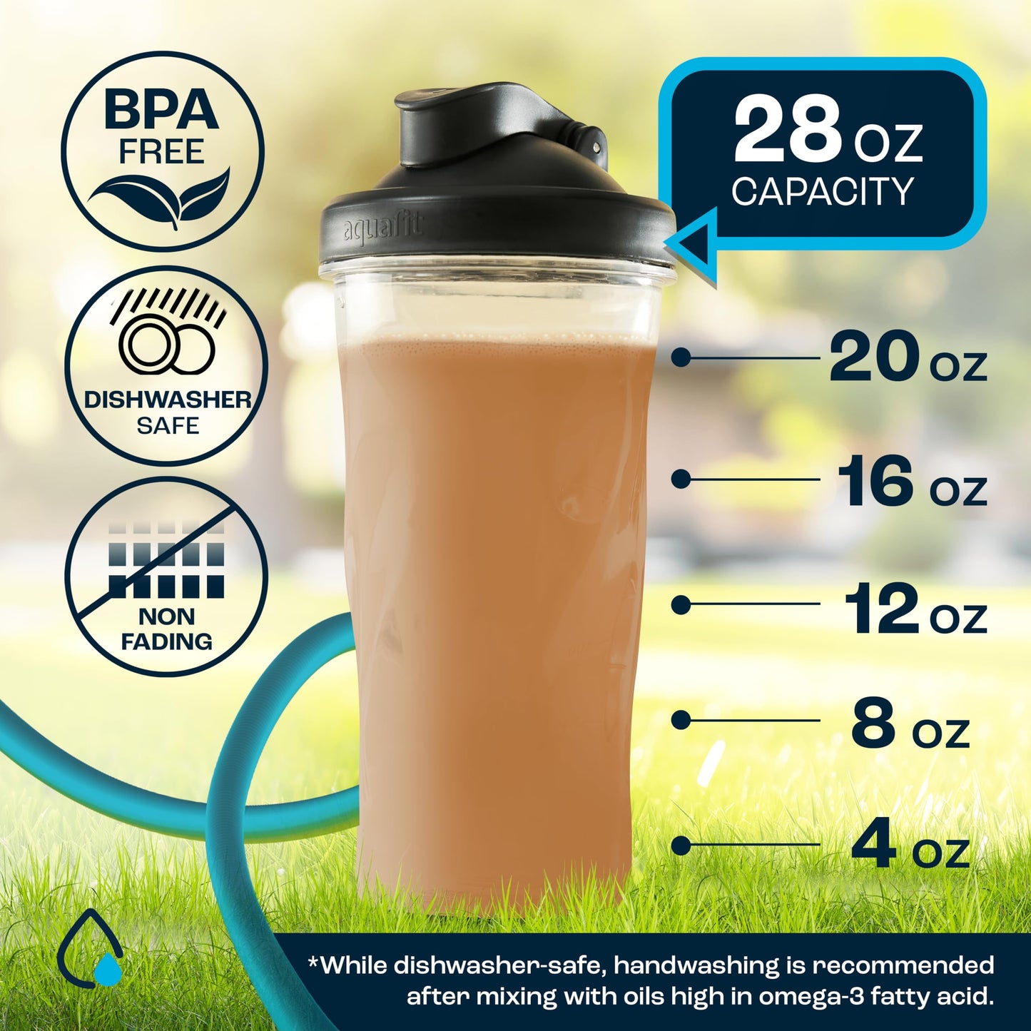 Protein Shaker Bottle - Shaker Cups For Protein Shakes - Shaker Bottles For Protein Mixes