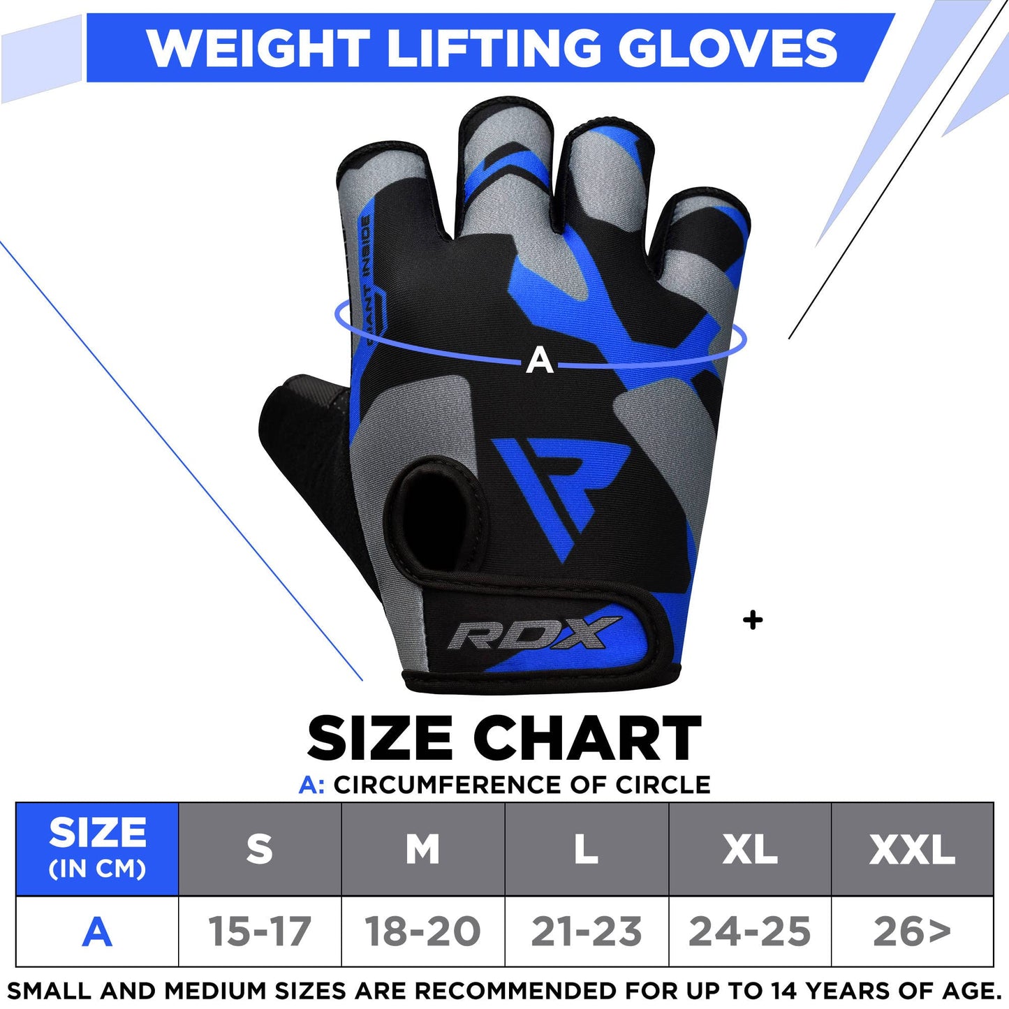 Weight Lifting Gloves Gym Fitness Workout, Anti Slip Padded Palm Elasticate