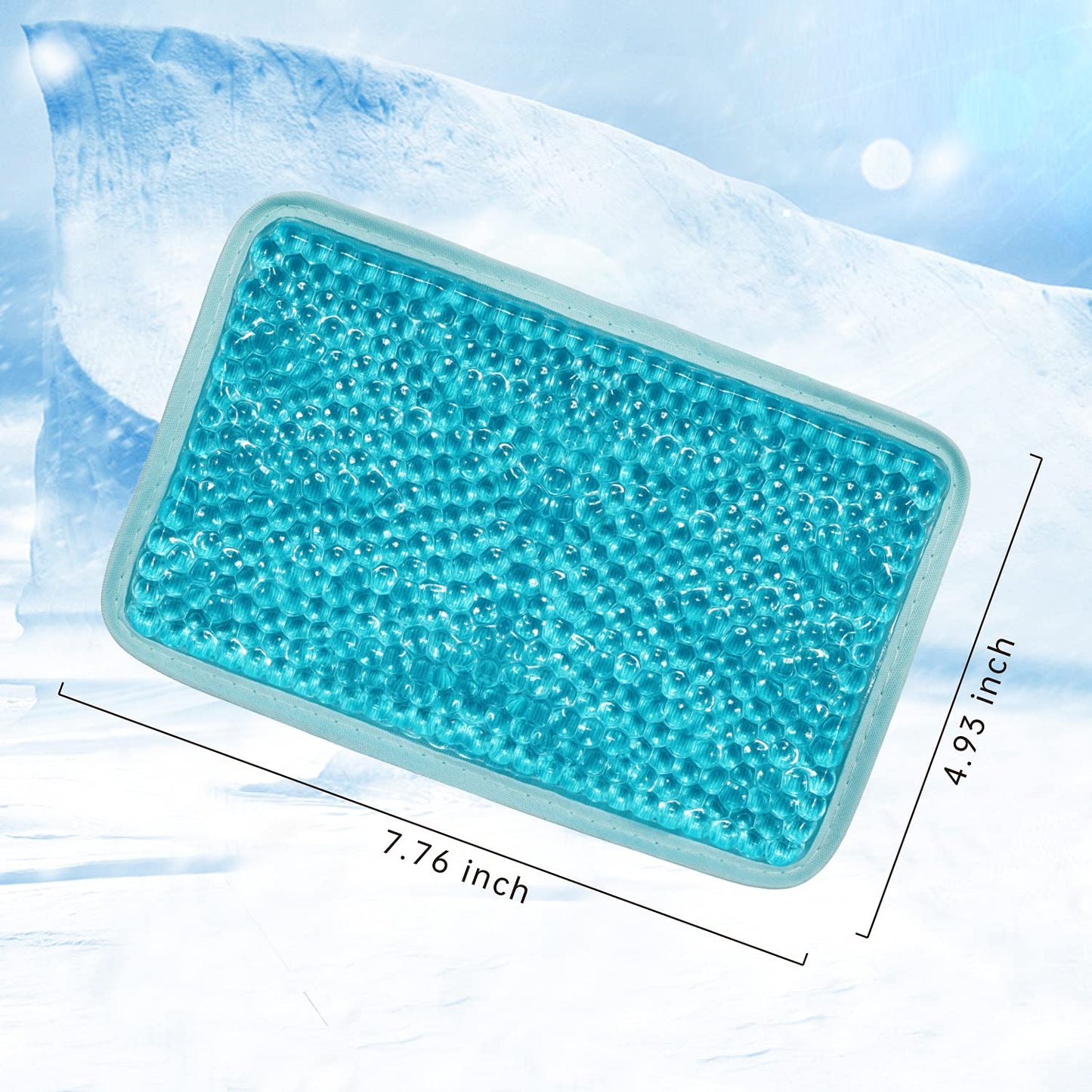 Gel Beads Ice Pack Ice Bag with Strap-1 Pack Reusable Hot & Cold Pack Compress