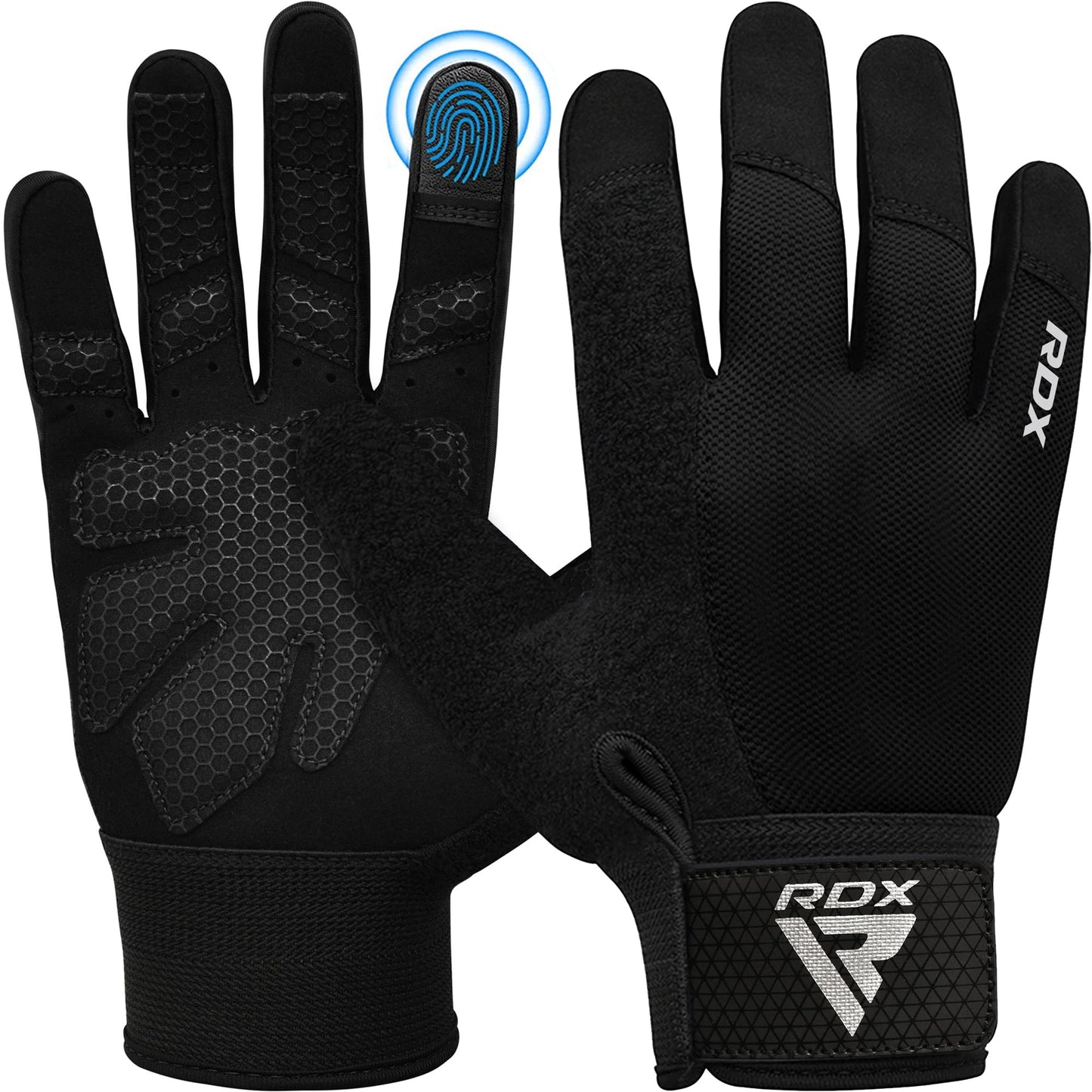 Weight Lifting Gloves Gym Workout, Full Finger Touch Screen