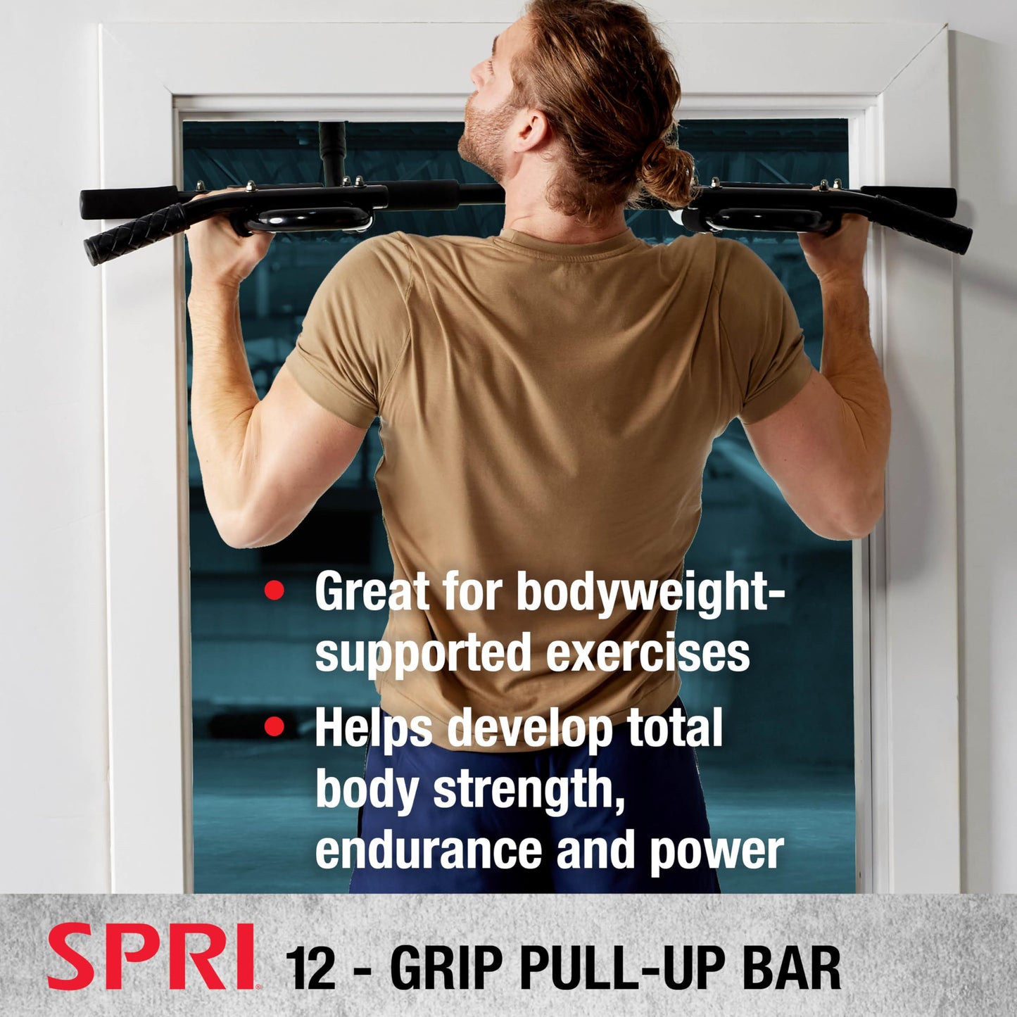 Grip Door Frame Mounting Pull-Up Bar for Versatile Workouts - Rugged Steel Frame