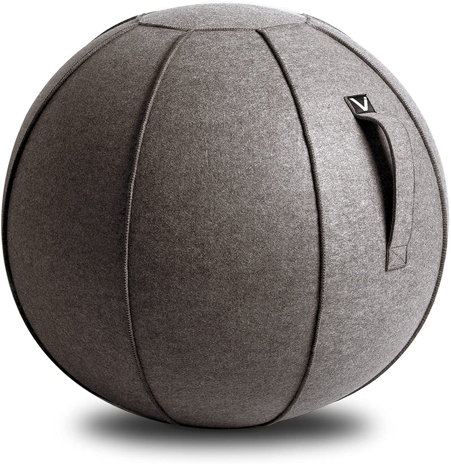 Premium Ergonomic Sitting Ball Chair, Anthracite Cover, Felt, Max Size