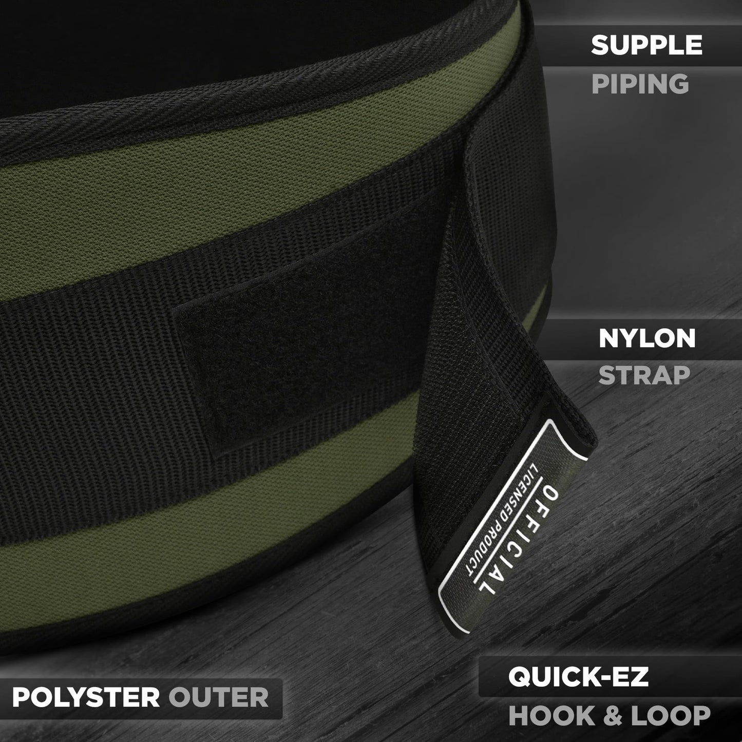 Weight Lifting Belt AUTO LOCK, 6.5” Padded Back Support, Men Women