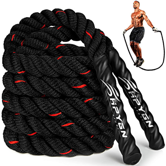 Weighted Heavy Skipping/Jump Rope 9.2ft 2.8LB for fitness, Exercise