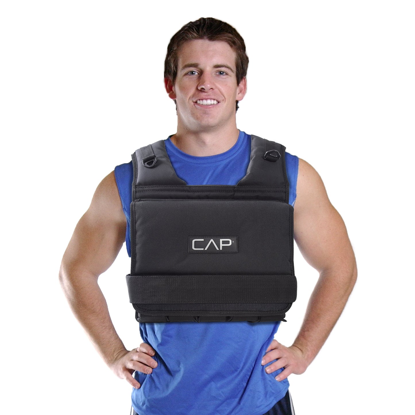 Adult Barbell HHWV-CB020S Short Adjustable Weighted Vest, 20 lb