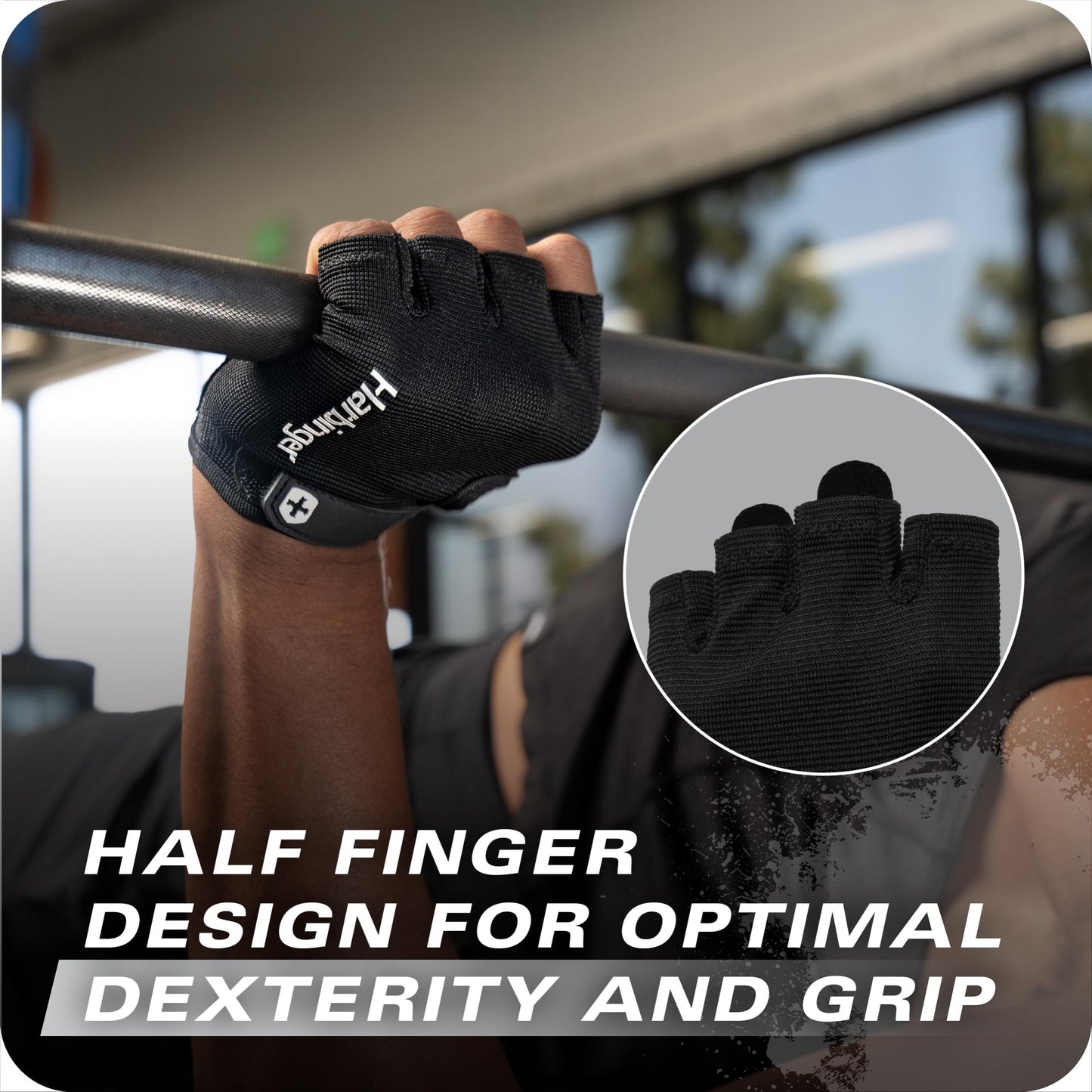 Power Gloves 3.0 - Durable Half Finger Weightlifting Gloves with