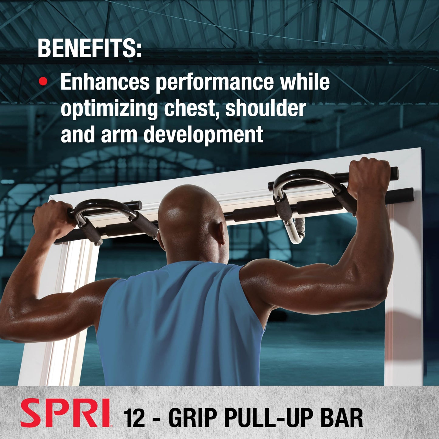 Grip Door Frame Mounting Pull-Up Bar for Versatile Workouts - Rugged Steel Frame