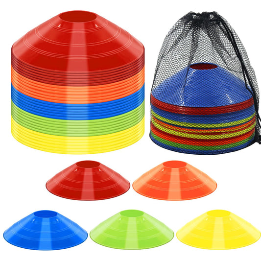 Jyongmer 30 Pcs Disc Cones Training Cones Agility Soccer Cones with