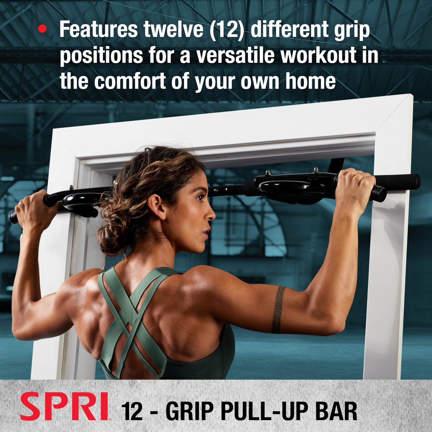 Grip Door Frame Mounting Pull-Up Bar for Versatile Workouts - Rugged Steel Frame