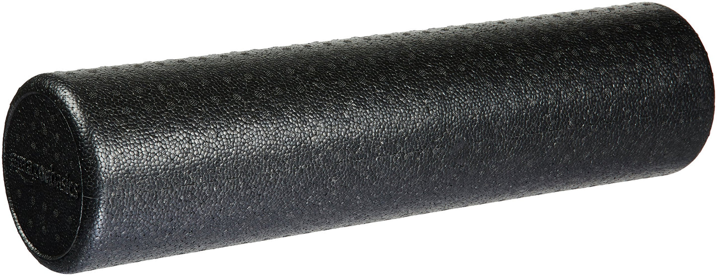 High Density Foam Roller for Exercise and Recovery, 24 Inches, Black